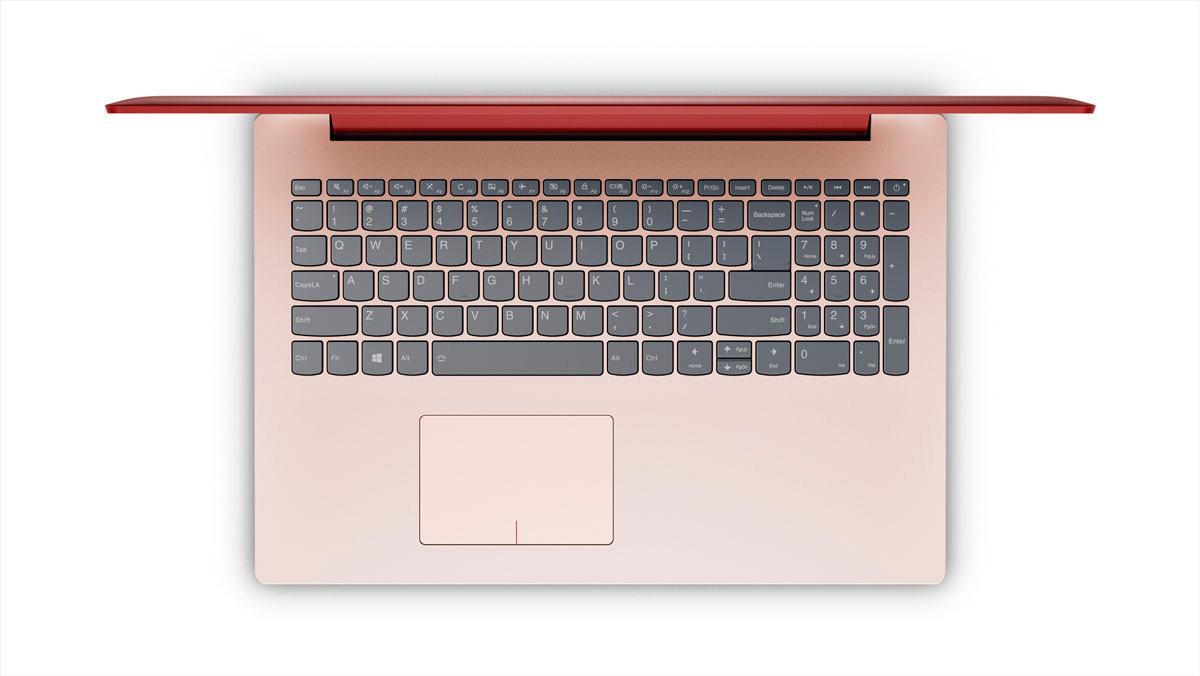 Фото3  Ноутбук Lenovo IdeaPad 320-15 Coral Red (80XH00W4RA)