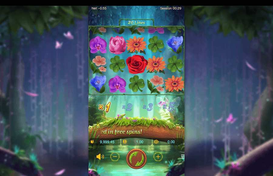 พื้นฐานของเกม BUTTERFLY BLOSSOM DEMO