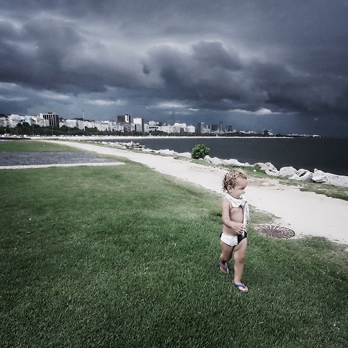 Image result for child in a storm