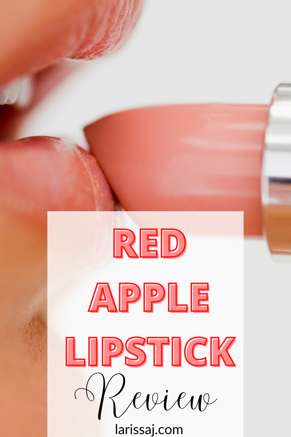 Red Apple Lipstick non toxic lipstick clean beauty