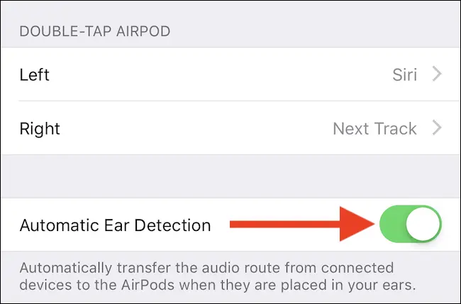 airpod automatic ear detection - solving one earbud is not working problem