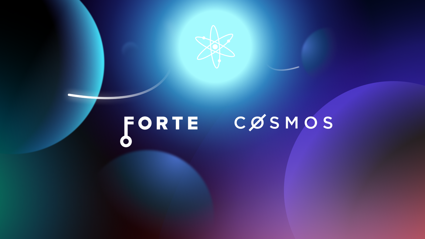 Cosmos partenariat plateforme gaming blockchain Forte