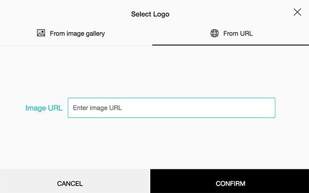 Subir logotipo desde una URL