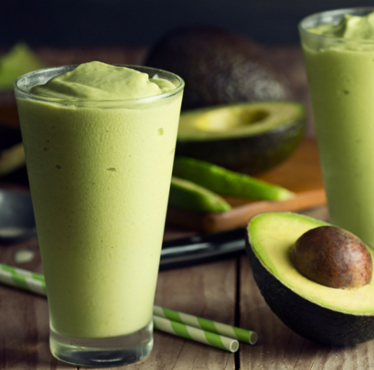 green avocado milkshake