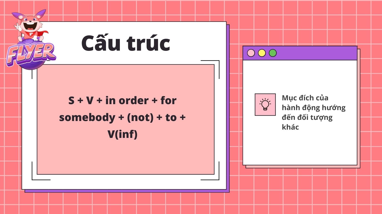 Cấu trúc của “in order to" là gì