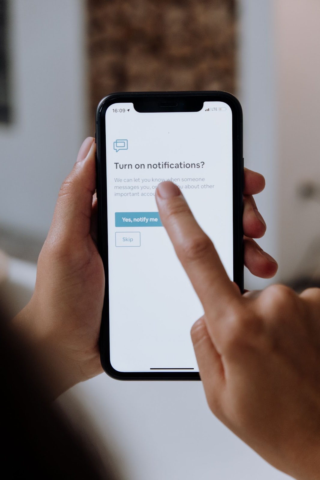 app notification