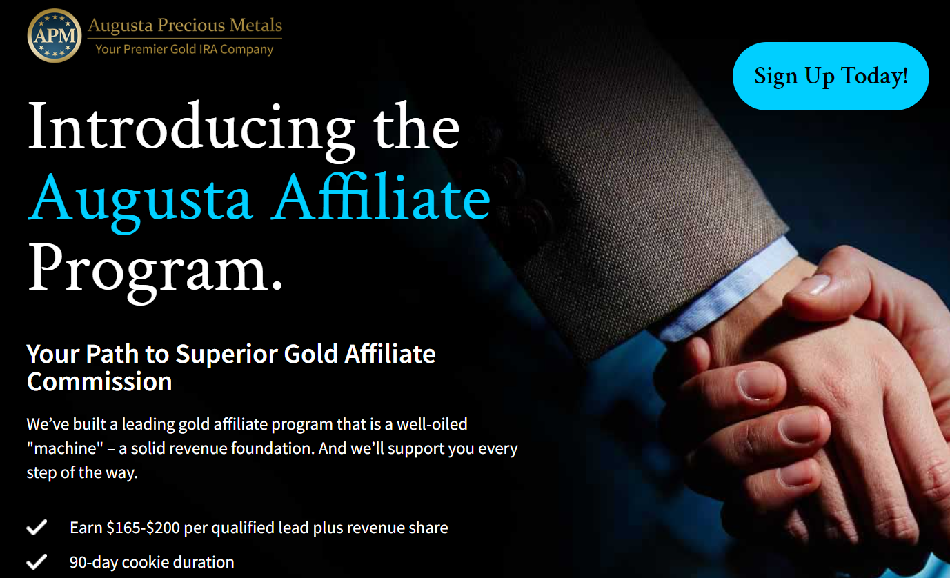 Augusta is an excellent gold affiliate program.