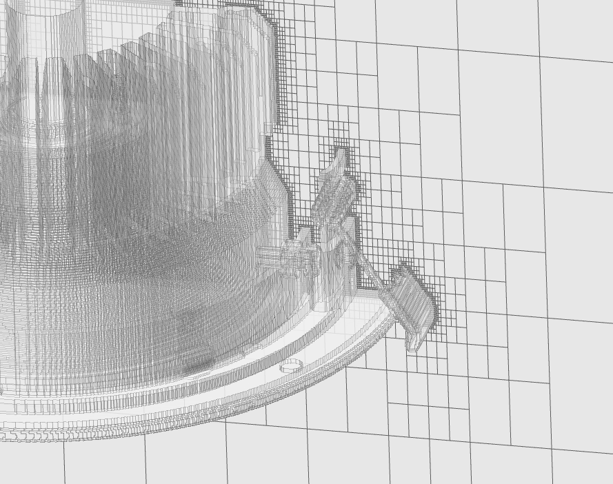 cartesian mesh in immersed boundary analysis