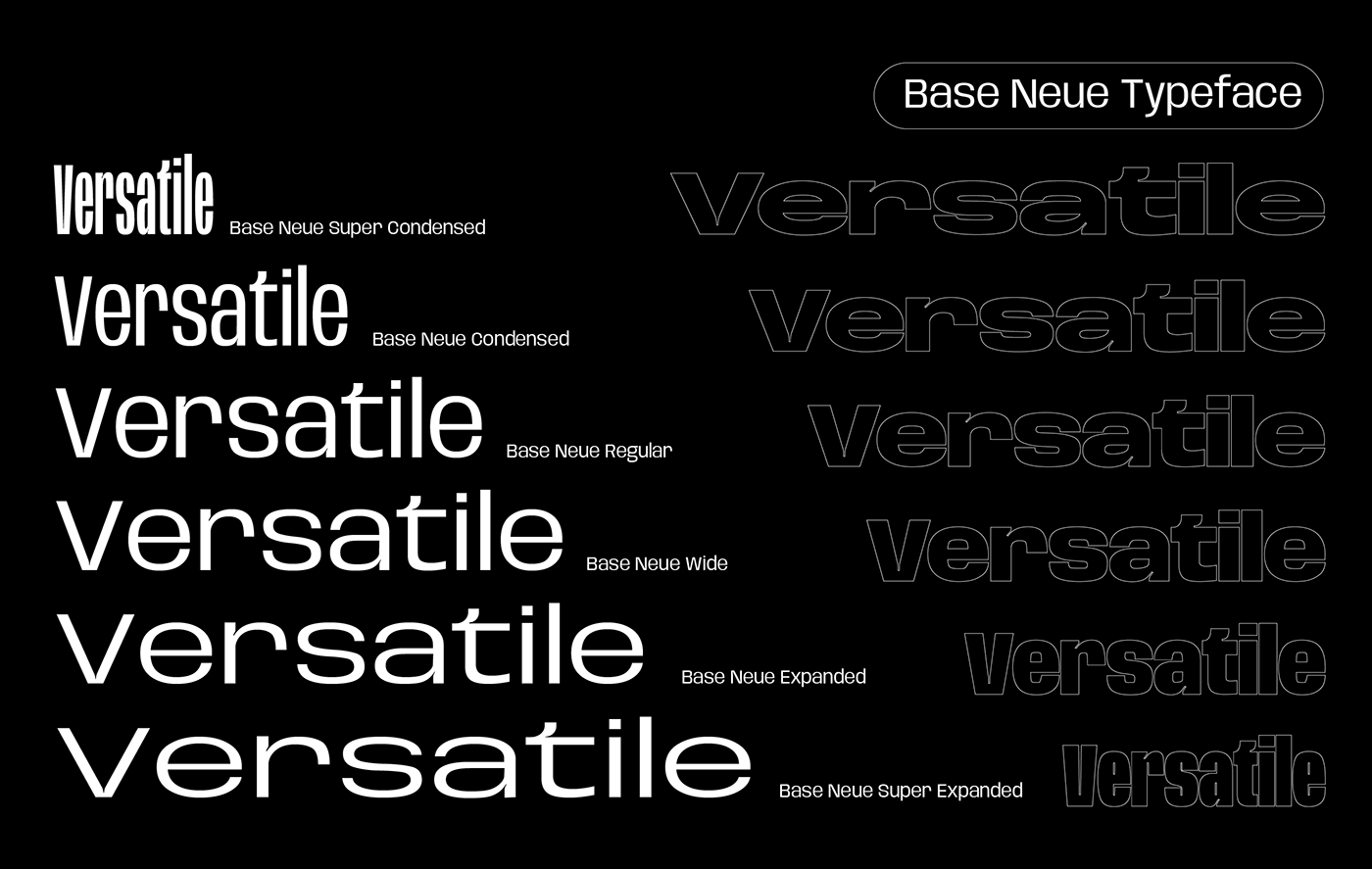 Base Neue — Font Family by Power Type™ Foundry