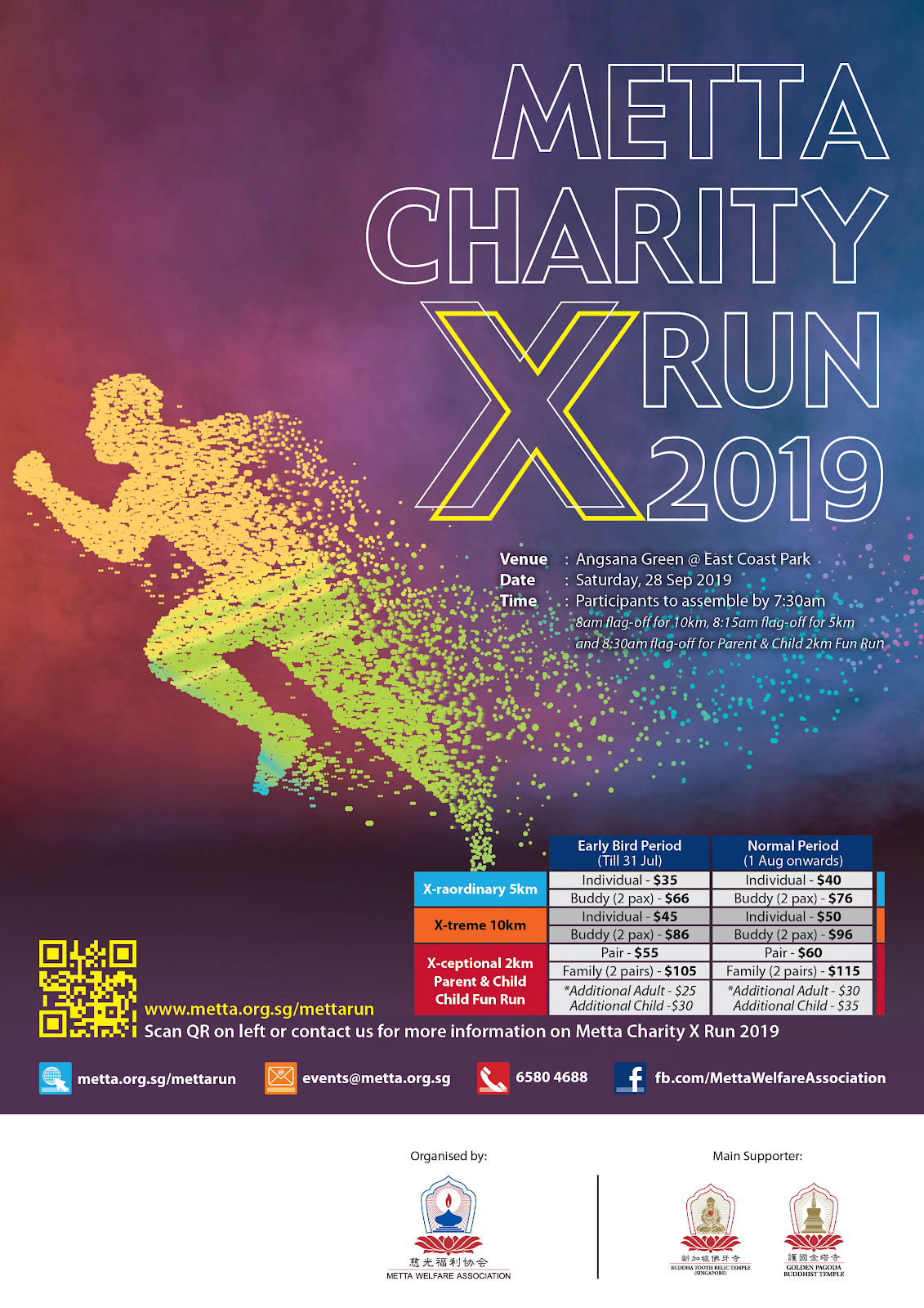 Sports events in Singapore - Metta Charity X Run 2019