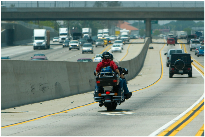 motorcycle, lane, splitting