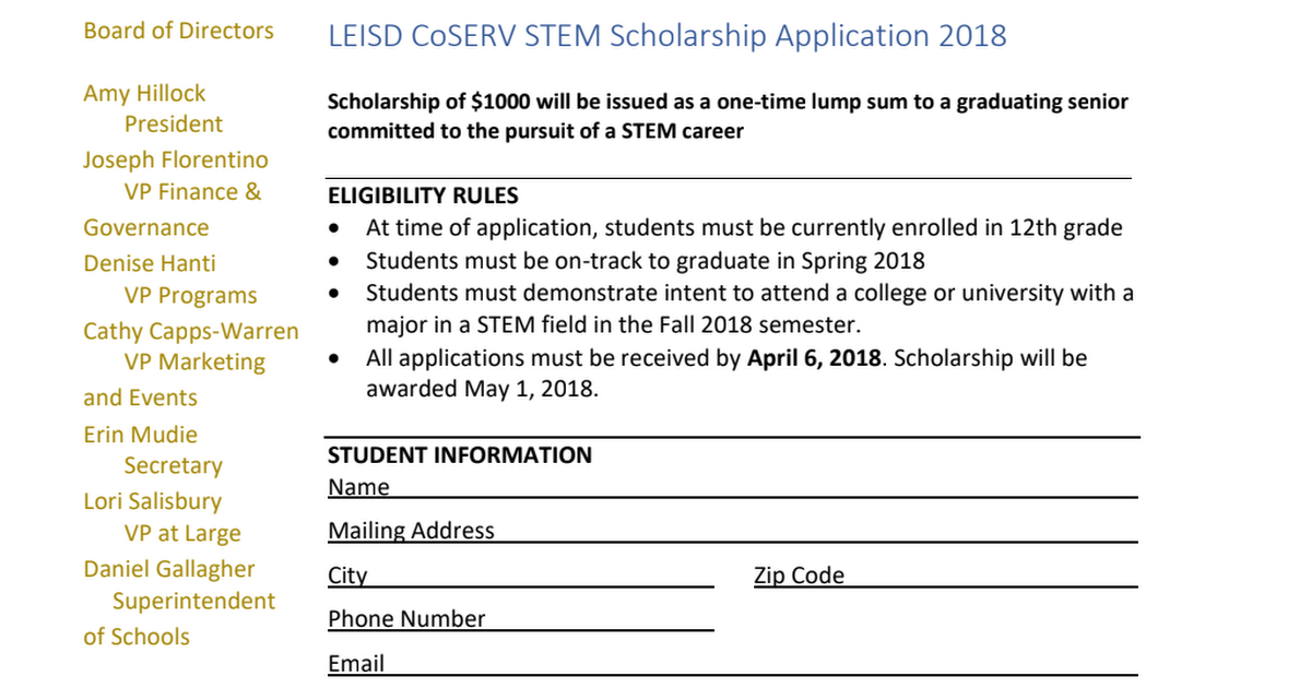 LEISDEF coserv scholarship application 2018.pdf