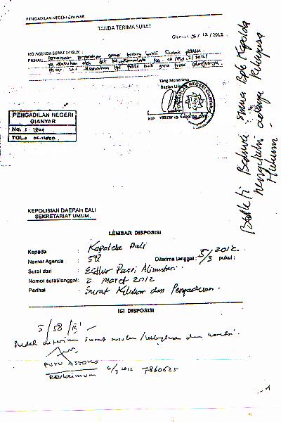 C:\Documents and Settings\All User\My Documents\1 GM\keterangan dokument lain\06122012 Bukti kwitansi barang bukti di pengadilan untuk ditindak lanjuti Polda Bali.jpg