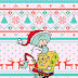 Squidward and Spongebob Christmas Wallpaper for iPhone and Android