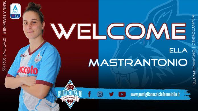 Ella Mastrantonio signs for Pomigliano Calcio (source: Pomigliano Calcio)