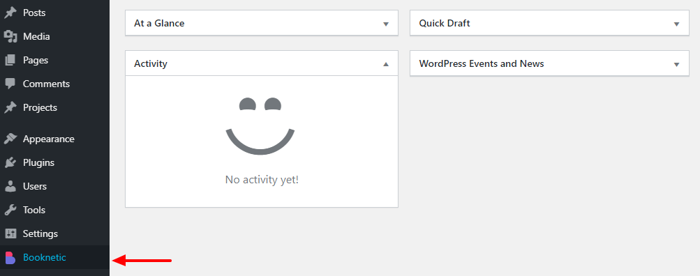 plugin de reserva booknetic item de menu wordpress