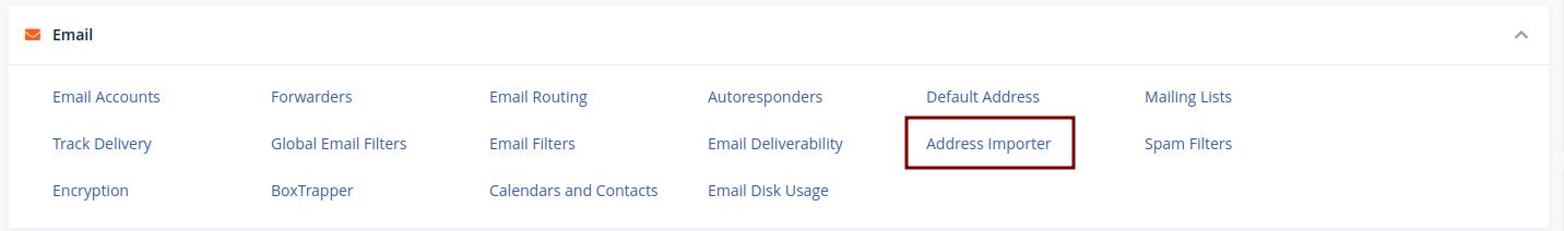 Mengenal Fitur Address Importer di cPanel