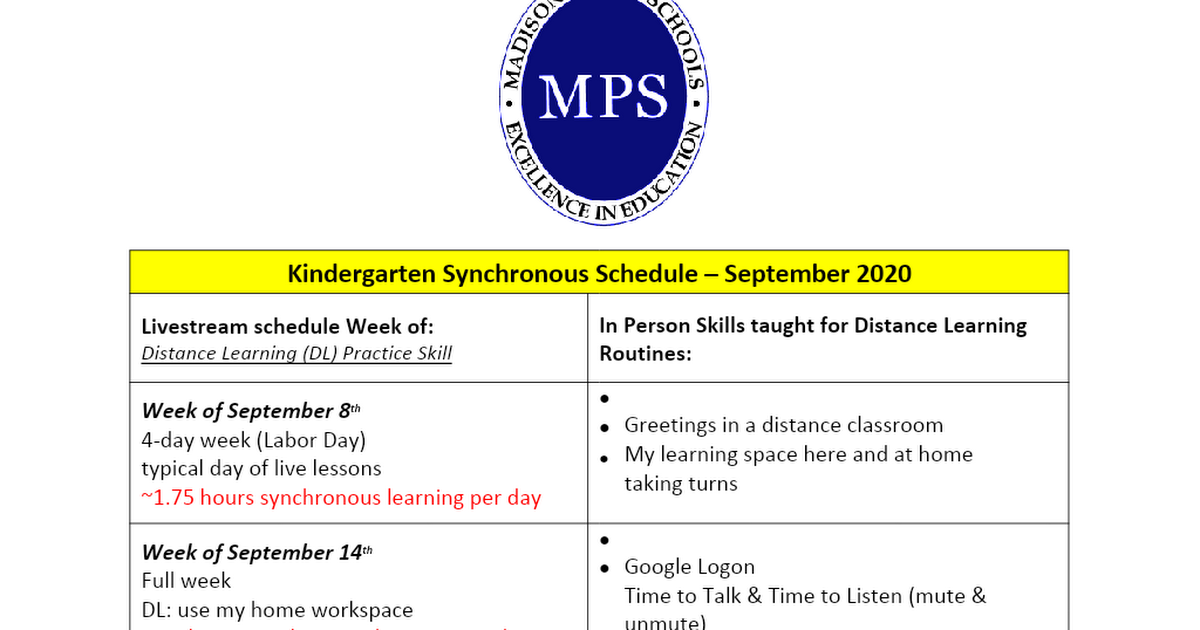 02 Madison Kindergarten Synchronous Schedule.docx