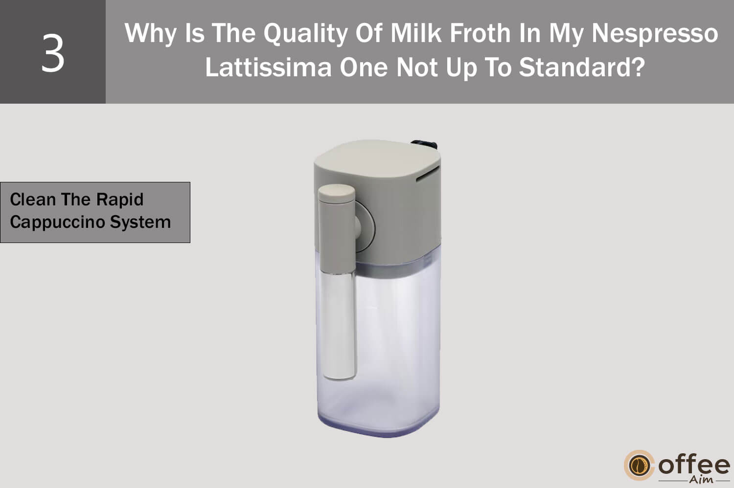 Clean the Rapid Cappuccino System after each milk recipe preparation for optimal maintenance. Follow the procedure in the provided section to avoid dirty system issues.