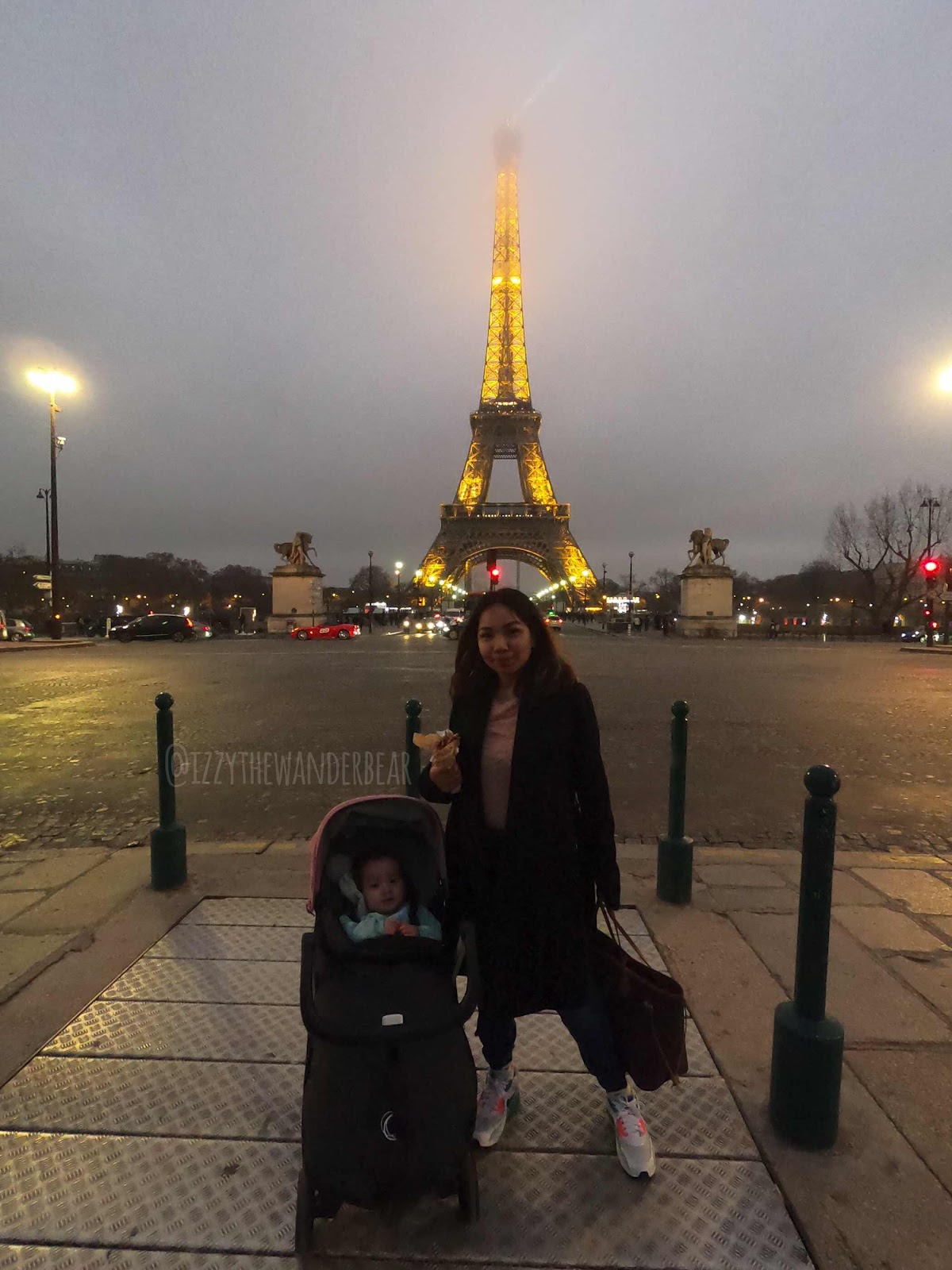 Izzy the Wander Bear - Eiffel Tower, Paris