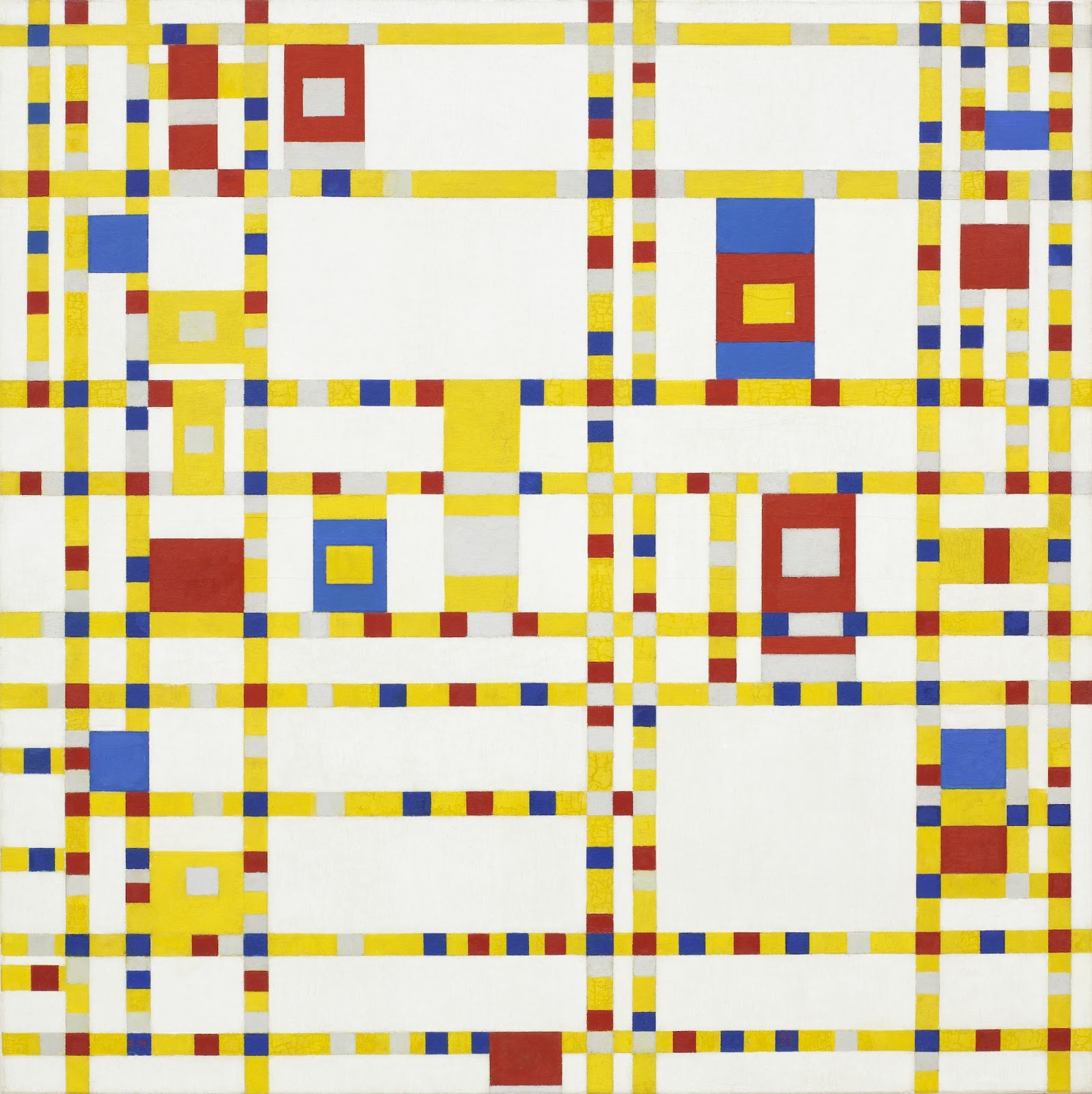 “Broadway Boogie Woogie,” by Piet Mondrian.