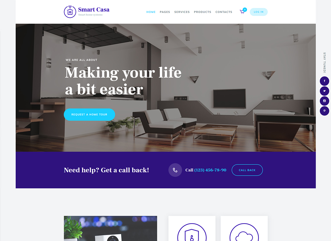 Smart Casa - Tema WordPress Otomatisasi & Teknologi Rumah