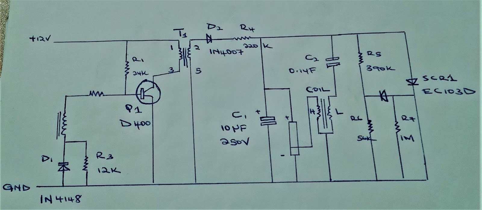 Xenon flash tube circuit: How To Build the Circuit