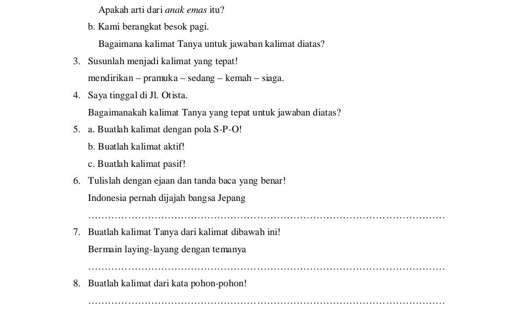 Bank Soal Bahasa Indonesia Teks Eksposisi Kelas 8 - Ruang Jawaban Soal
