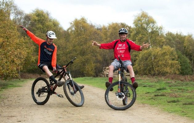 Being able to do certain tricks on a mountain bike, like a track stand, can actually help to develop your skills for riding on difficult terrain.