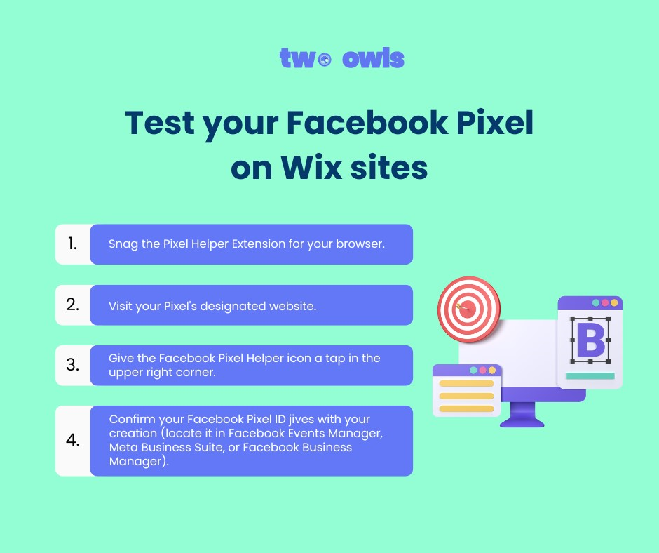 test facebook pixel on wix sites