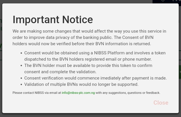 how to check my bvn phone number on NIBSS portal instructions