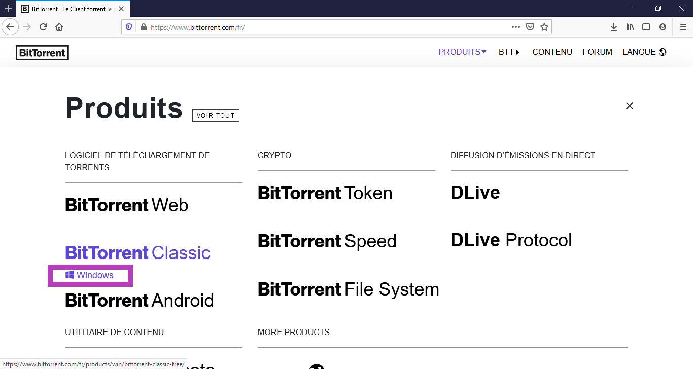 Screen BitTorrent for Windows