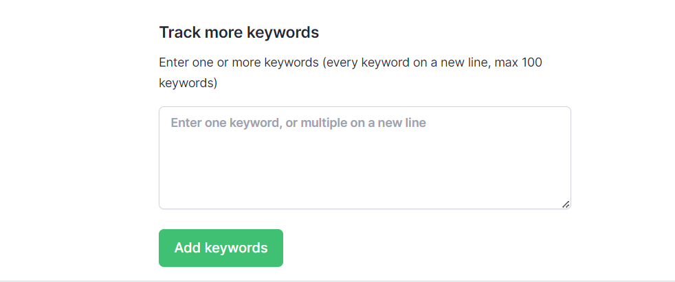 track keywords with siteguru