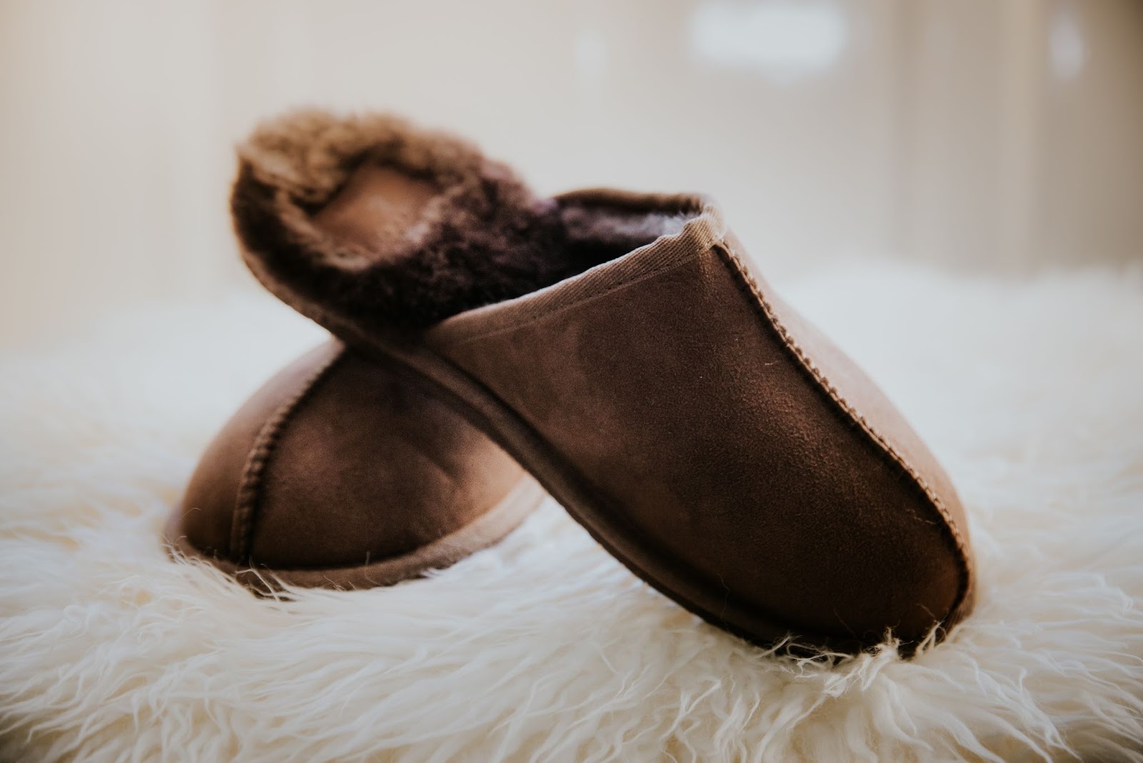 Men's Chocolate Mule Slippers - £30