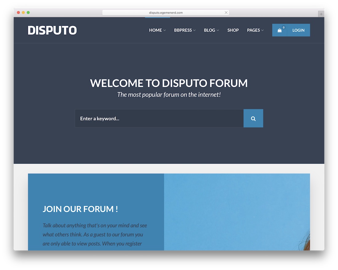 tema de soporte técnico de disputo wordpress