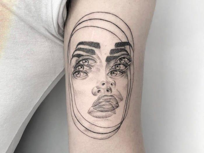 These Double-Vision Tattoos Will Make You Do a Double Take