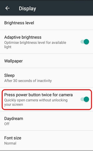 Use the Power button to open the camera- 10 Android shortcuts you must know