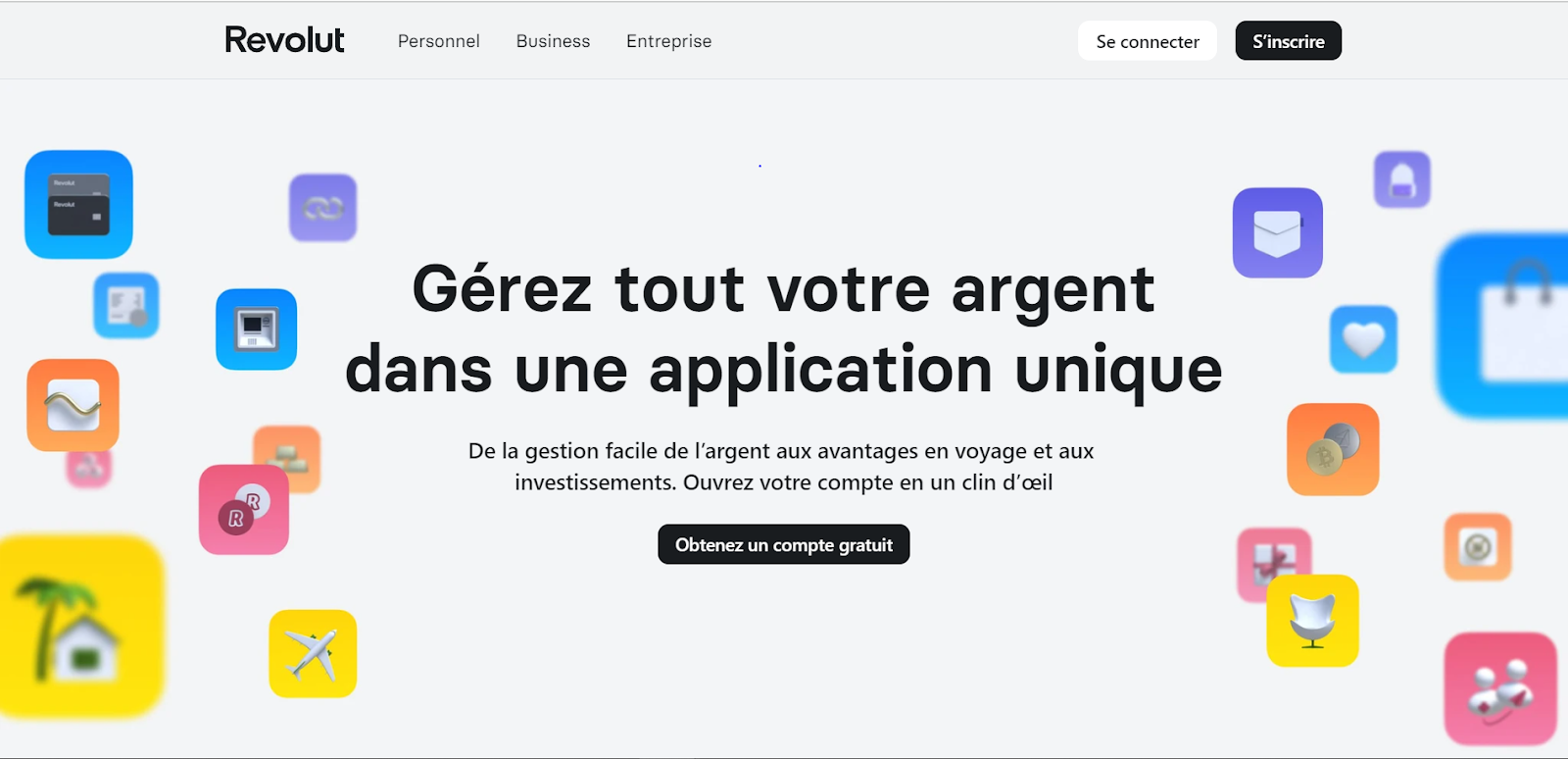 Página de opinião do Revolut D