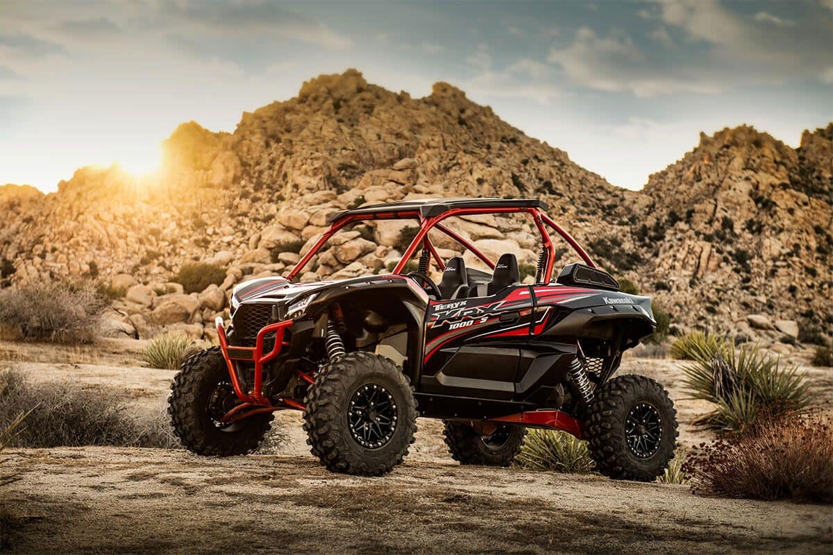 Take on any terrain with the Kawasaki SXS side-by-side