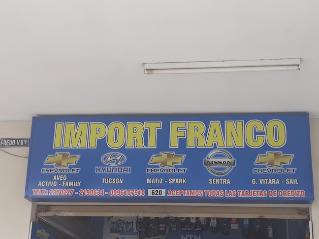 Horarios de IMPORT FRANCO Automotriz
