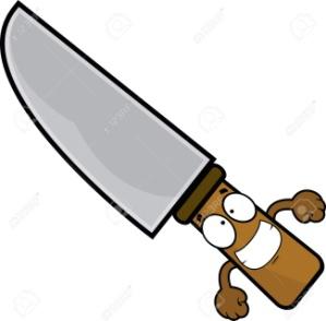 Resultado de imagen para cuchillo dibujo animado