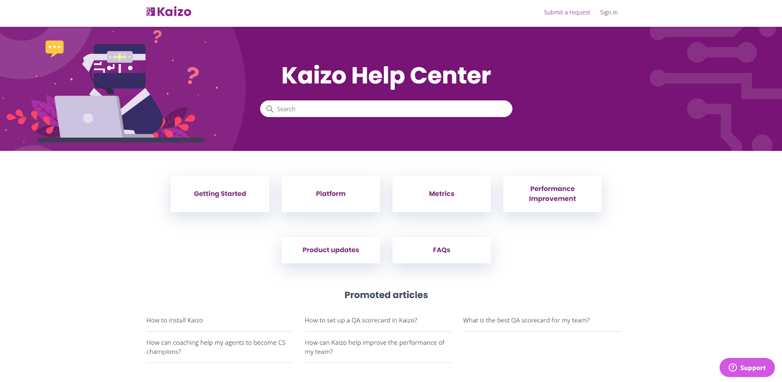 kaizo help center
