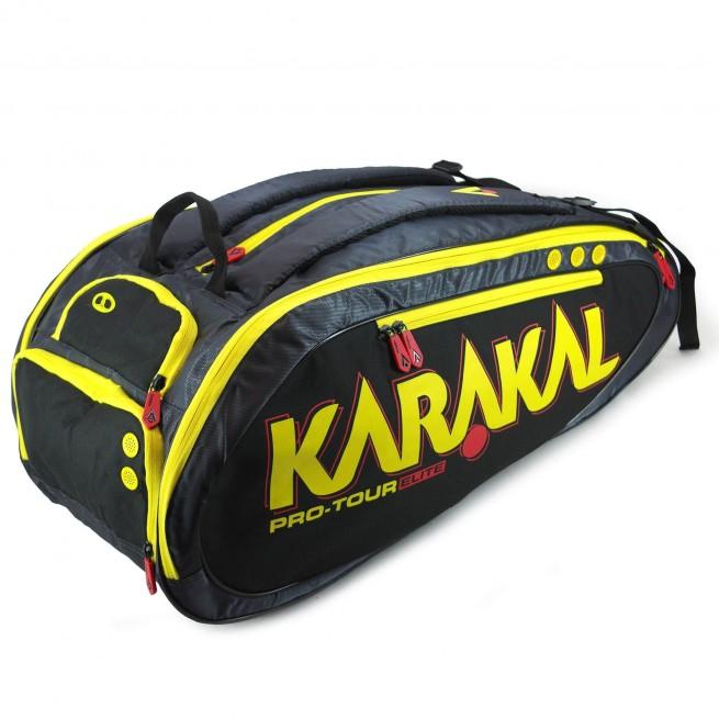 karakal racket bag, 12 racket bag, 5 main compartments