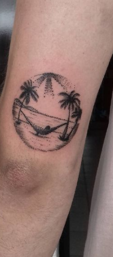 Beach Sleep Tattoo 