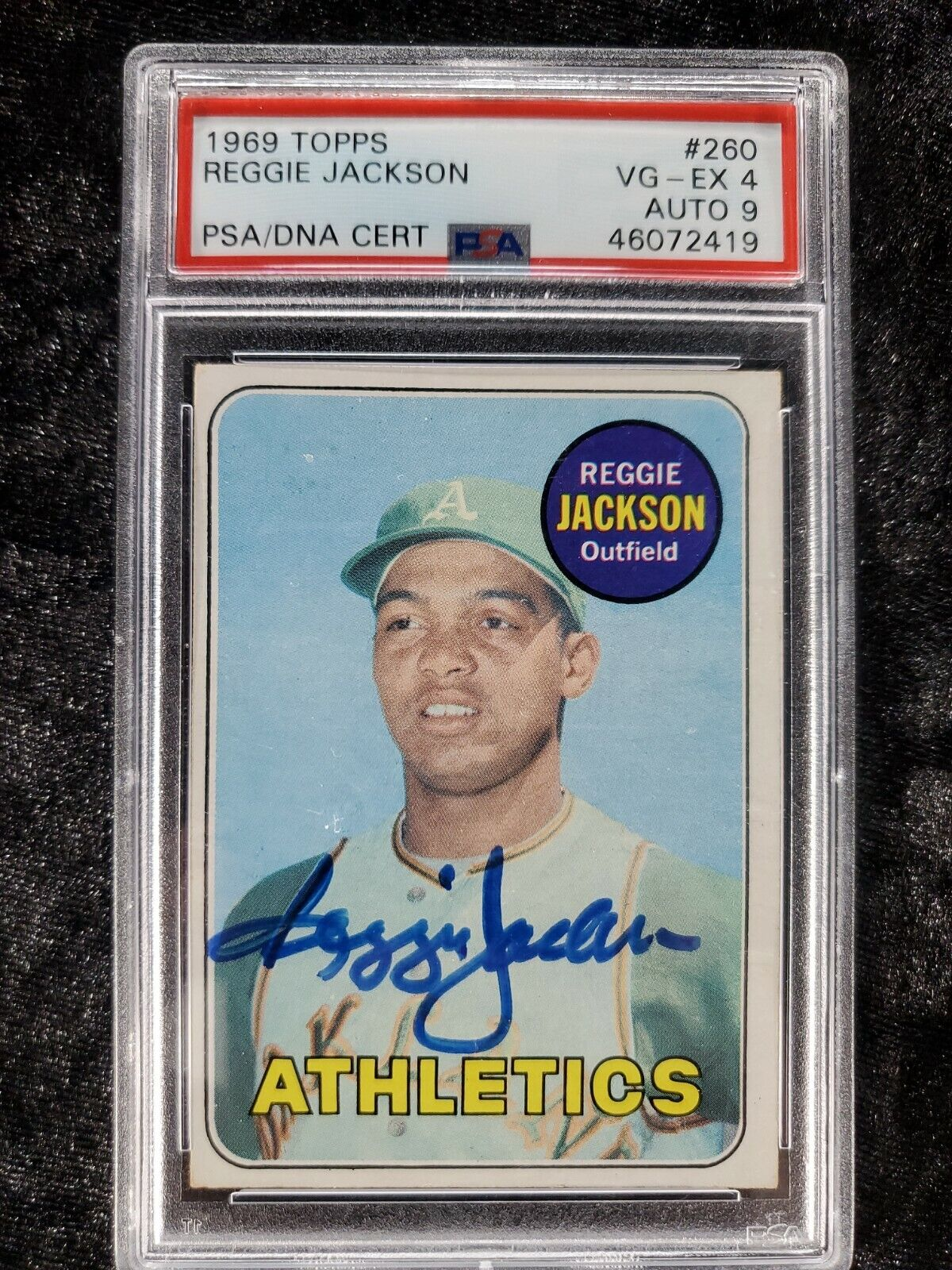 Most valuable Reggie Jackson rookie cards: 1969 Topps #260 Reggie Jackson Rookie Card- Athletics
