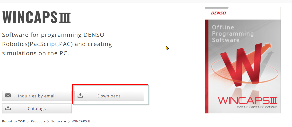 Denso#WINCAPS IIIのセットアップ