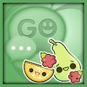Kawaii Fruits Go SMS Theme apk