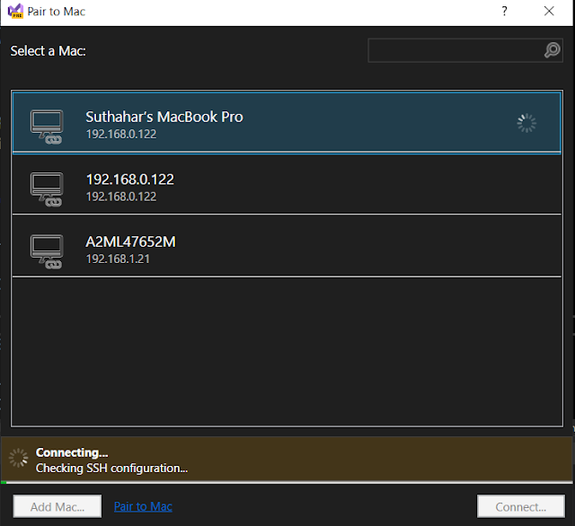 Xamarin MAUI: Pair to Mac M1 chip from Windows machine for iOS development using Visual Studio 2022 Preview