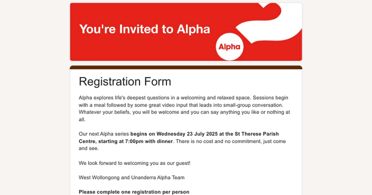Registration Form