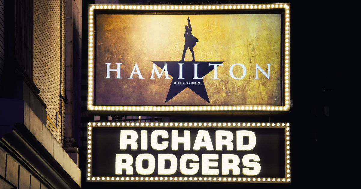 Hamilton” advertisement featuring Richard Rodgers.
